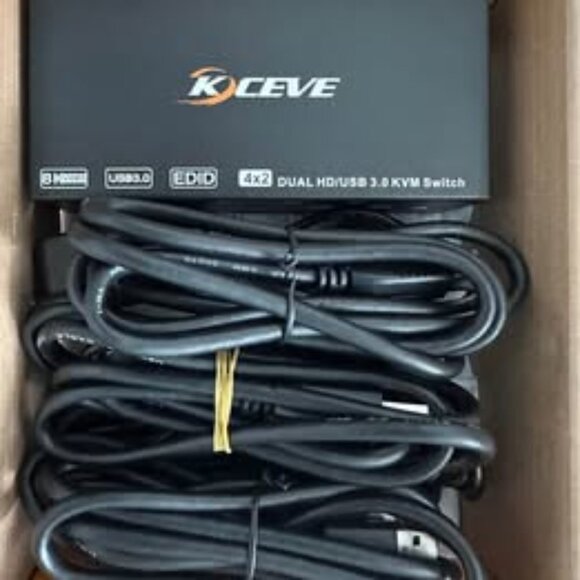 8K KVM Switch 2 Monitors 4 Computers HDMI 8K - Picture 7 of 7